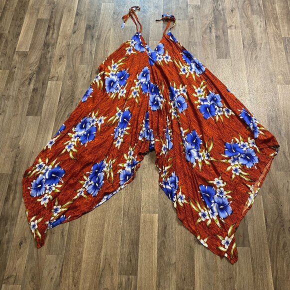 Aloha Fashion Hawaiian Fashion Swim Cover Tropical One Size Dress - Picture 1 of 6